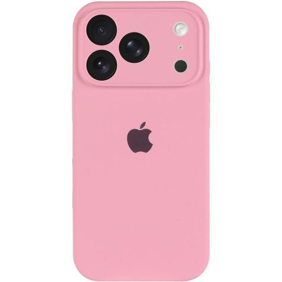Чохол Silicone Case Full Camera Protective (AA) для Apple iPhone 17 Pro Max (6.9") Рожевий / Light pink | Зображення 1