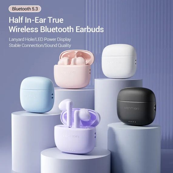 Навушники TWS Vention Elf Earbuds E03 Black | Зображення 3