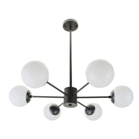 Люстра молекула в спальню Е27 60W BK (BL-776S/6)