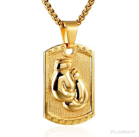 Брелок - Боксерская перчатка на ключи кулон подвеска Gold | Зображення 6
