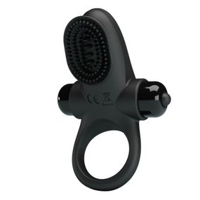 Эрекционное кольцо PRETTY LOVE VIBRANT PENIS RING II Black sexstyle