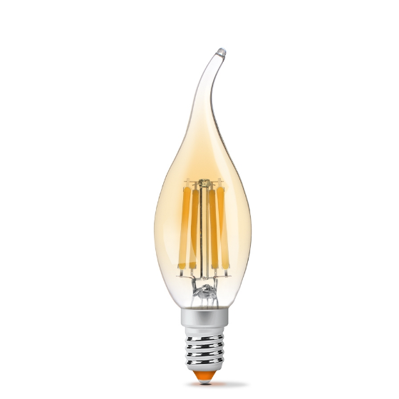 Лампа C37Ft 6W E14 2200К 220V Filament A LED Videx | Зображення 1