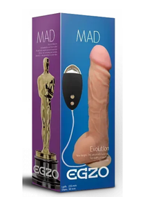 Вібратор на присоску EGZO Ciberskin DVR006 ( 23,5 см х 5 см) sexstyle