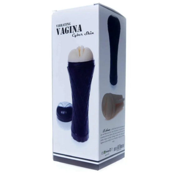 Вагина - мастурбатор с вибрацией Boss Series: Vibrating Vagina cyber skin - Latarka, BS6000025 sexstyle | Зображення 1
