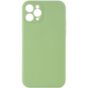 Силиконовый чехол Candy Full Camera для Apple iPhone 12 Pro (6.1") Фисташковый