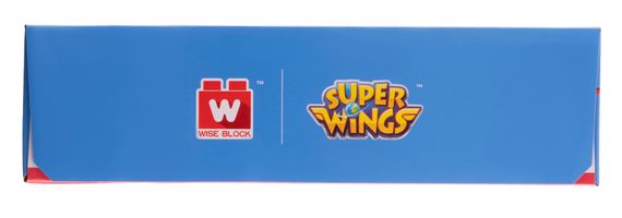 Конструктор-трансформер Super Wings Small Blocks 2-in-1 Buildable Transforming Vehicle Jett, Джетт (EU385005) | Зображення 4