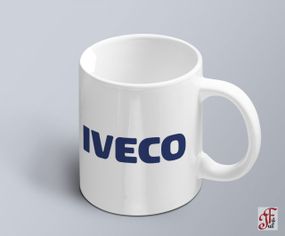Чашка  з принтом авто логотип Iveco  (02010102047)