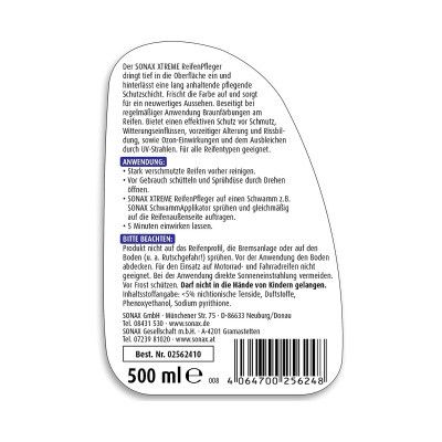 Автомобильный очиститель Sonax шин матовое XTREME ReifenPfleger Matteffec (256241) | Зображення 1