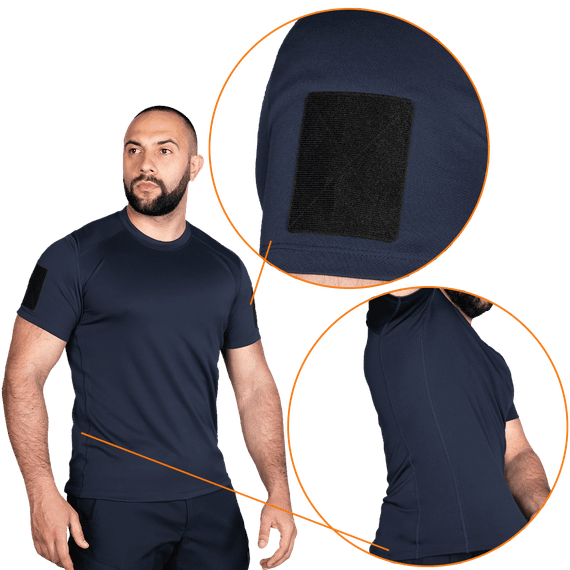 Футболка Patrol CoolPass Pique LT Темно-синя (8413), XL | Зображення 3