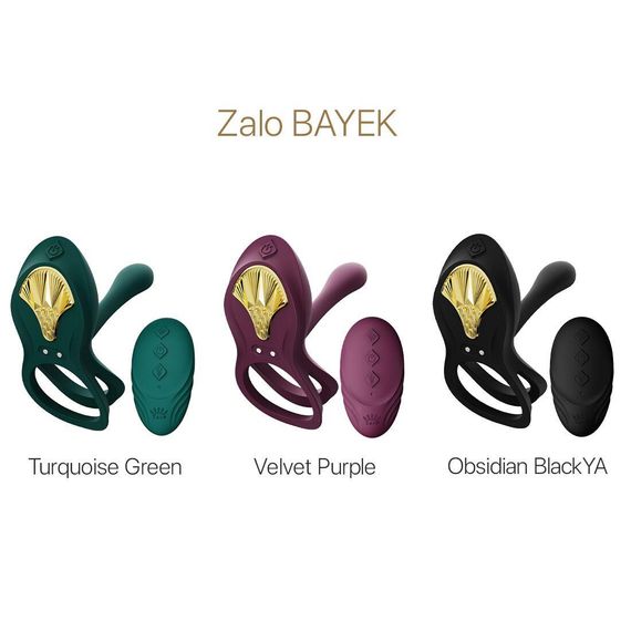 Смарт ерекційне кільце для пар Zalo BAYEK з ввідною частиною (Velvet Purple) | Зображення 8