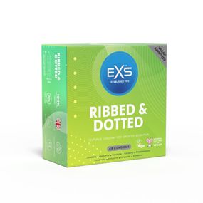 Презервативи - EXS Ribbed And Dotted, 48 шт.