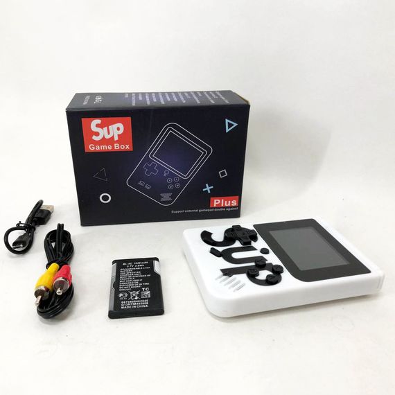 Ігрова приставка консоль Sup Game Box 500 ігор, Ретро приставка денді, Тетріс приставка. Колір: білий | Зображення 1