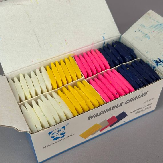 Кравецька крейда-мило Panda Washable Chalks, 50 шт — різнокольорове | Зображення 2