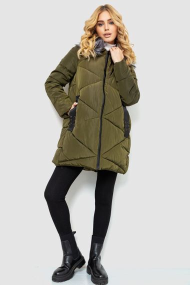 Куртка жіноча, колір хакі, 235R17007 | Зображення 1