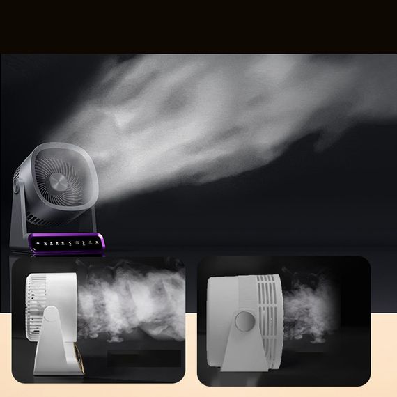 Настільний вентилятор F16 Smart 4000mAh Black | Зображення 3