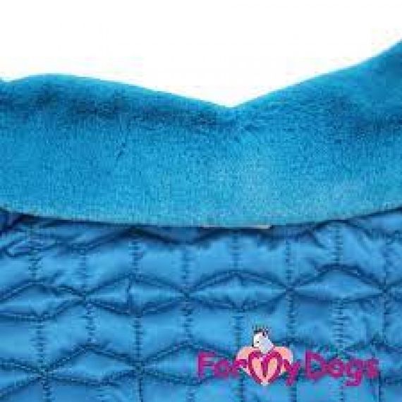 Зимний комбинезон для больших собак For My Dogs "Прошивка" синий | Зображення 3