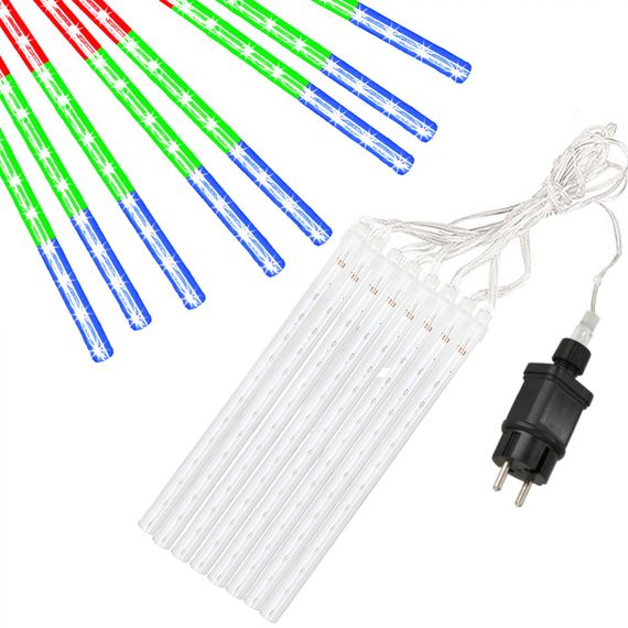 Гірлянда метеоритний дощ Springos 3 м 144 LED CL1216 Mix | Зображення 1