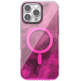 Чохол TPU Shiny Mountain (MagFit) для Apple iPhone 16 Pro (6.3") Pink