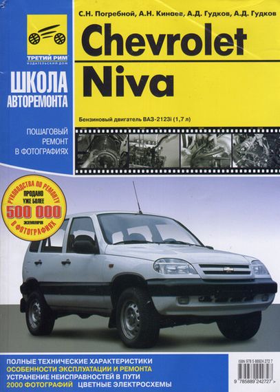 Chevrolet Niva / ВАЗ 2123. Посібник з ремонту й експлуатації. Книга