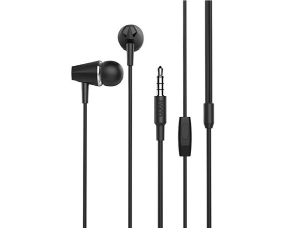 Навушники HOCO M34 honor music universal earphones with microphone Black | Зображення 2