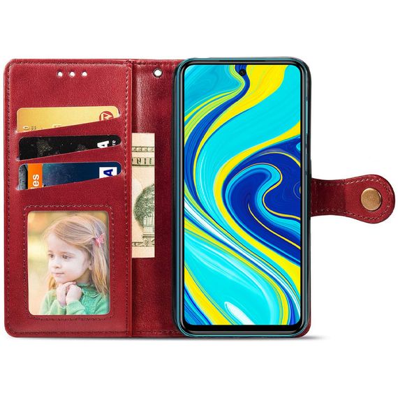 Шкіряний чохол-книжка GETMAN Gallant (PU) для Xiaomi Redmi Note 9s / Note 9 Pro / Note 9 Pro Max | Зображення 1