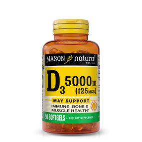Витамин D Mason Natural Vitamin D3 5000 IU 50 Caps
