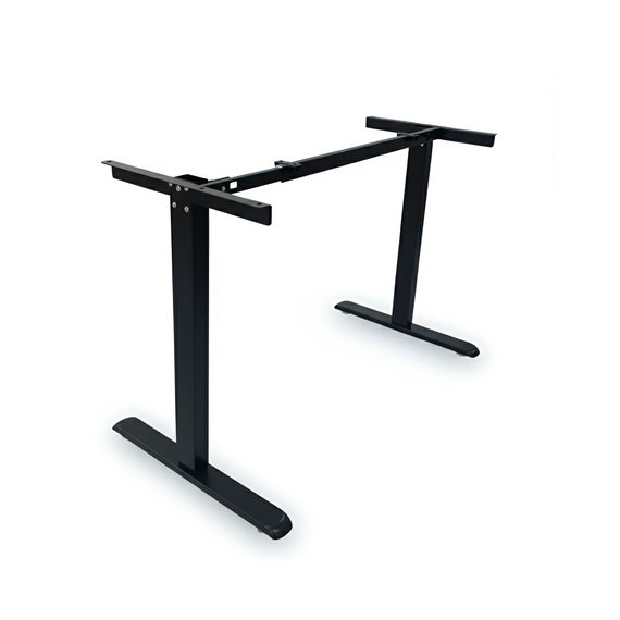 Каркас для столу електричний, одномоторний, регулювання висоти 700-1160 мм, чорний, підйомний / комп’ютерний стіл | Зображення 2
