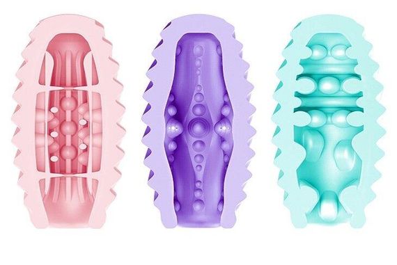 Набір з 15 шт мастурбаторів Pretty Love - Double Sided EGG, BI-014832H Sex Aura | Зображення 4