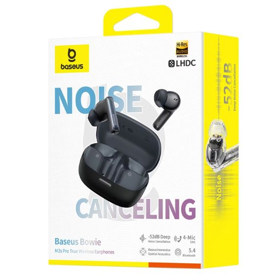 Бездротові TWS навушники Baseus OS Bowie M2s Pro (A00051801) Cosmic Black | Зображення 6