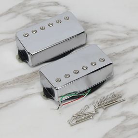 Хамбакеры Alnico 5 звукосниматели Fleor для электрогитары хромированные