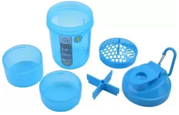 Шейкер спортивний SmartShake Original2GO 600 мл Neon Blue (10560102) | Зображення 4