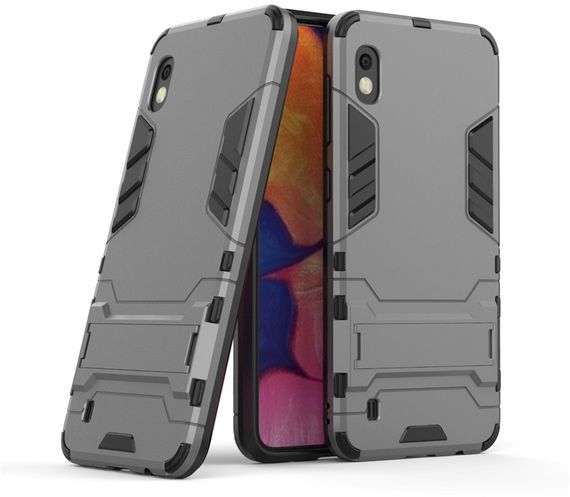 Протиударний чохол з підставкою (Ударостійкий) для Samsung A10 2019 (A105) Space Gray