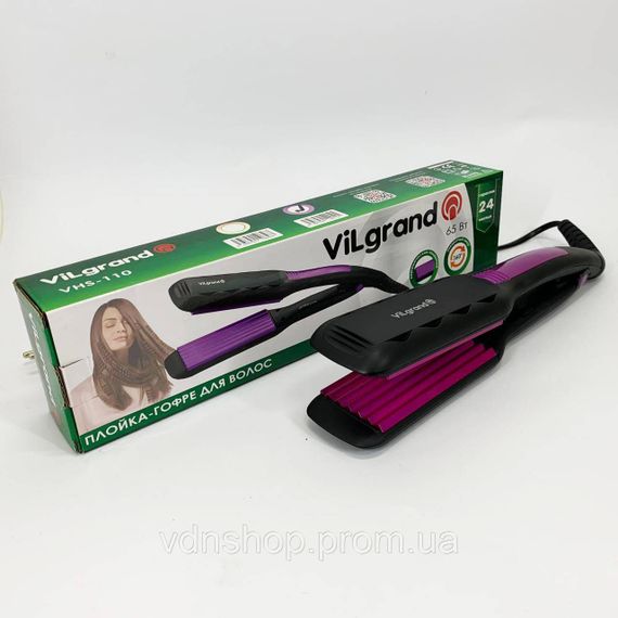 Електричний випрямляч для гладкого волосся ViLgrand Випрямляч для волосся салонного використання RJ-43 | Зображення 1