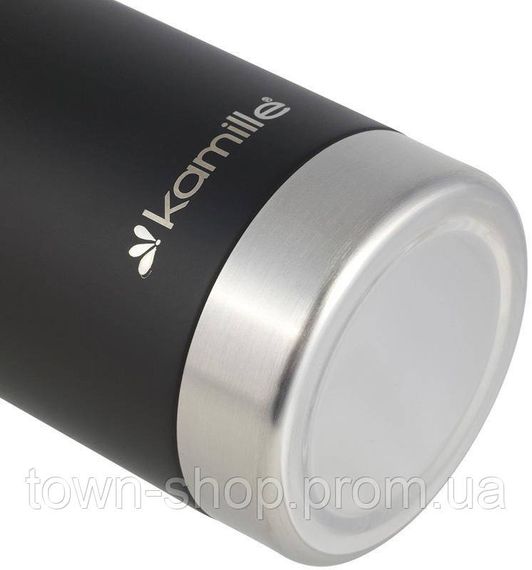 Термос-бутылка Kamille Bottle 500мл черный KM-2037 | Зображення 3