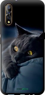Чохол на Vivo V17 Neo Димчастий кіт "825b-1764-2448"