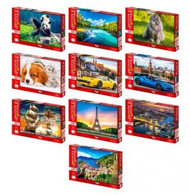 Пазли Danko Toys 380 елементів Різнокольоровий shop (4823102812946)