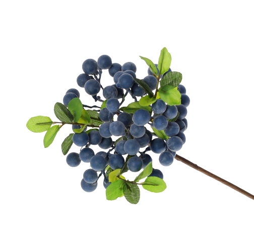 Декор Гілка Голубики 36см БОНА ДИ