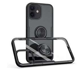 Чохол Primolux Ring Magnetic Stand для Apple iPhone 12 Mini - Black