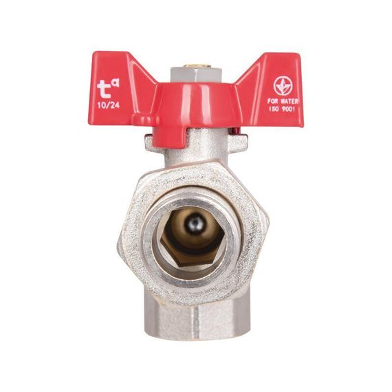 Кран кульовий "Американка" Thermo Alliance Standart кутовий 1/2" ВЗ SD222W15 | Зображення 5