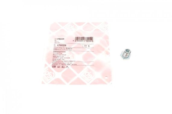 Болт зливу оливи Fiat Doblo 1.4 10- M12x1.25  178024