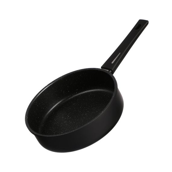 Сковорода ARDESTO глибока з кришкою Gemini Gourmet Andria, 26см, алюміній, чорний (AR1926GMG)