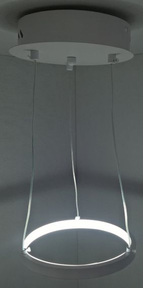 Люстра светодиодная подвесная LED светильник для квартиры на потолок лэд 25530 Белый 13-100х20х20 см. | Зображення 1
