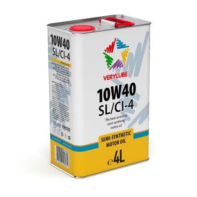 Полусинтетическое масло Verylube 10W-40 SL/CI-4 Моторное масло Масло 10в40 Полусинтетика Масло для авто