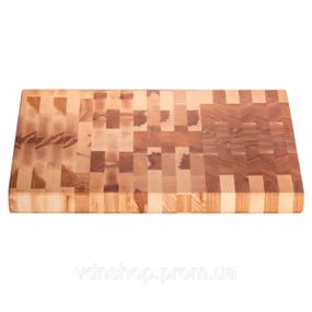 Дошка для нарізання обробна 45×30 см Доміно з ясена Lugi C53W300450Y