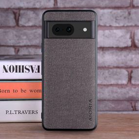 Google Pixel 8 чохол тканина MagSafe темно-сірий