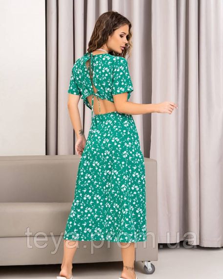 Плаття для жінок колір зелений розмір XL FI_008067 | Зображення 2