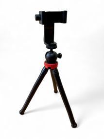 Гнучкий штатив восьминіг Primo Octopus Big з кріпленням KR02 для смартфона - Black/Red