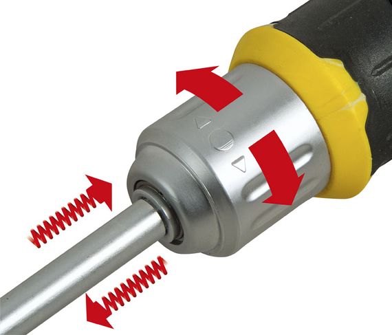 Отвертка Stanley + 12 бит FATMAX с пистолетной рукояткой реверсивная (FMHT0-62691) | Зображення 7