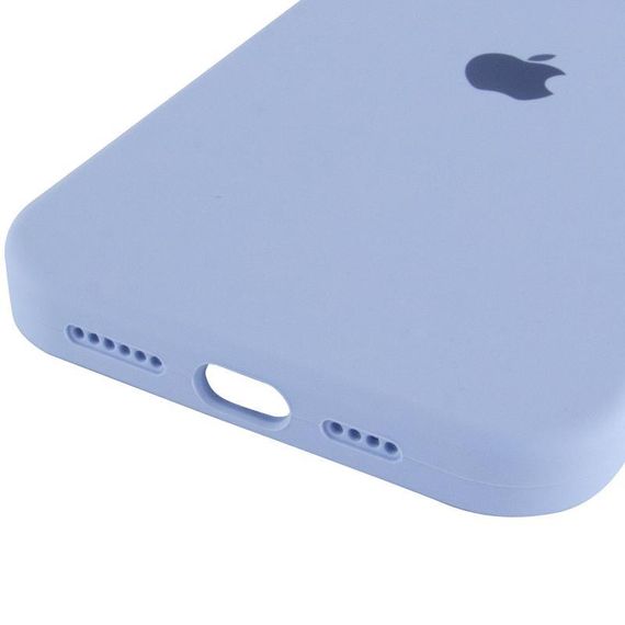 Чехол Silicone Case Full Protective (AA) для Apple iPhone 14 Pro (6.1") Голубой / Lilac Blue | Зображення 4