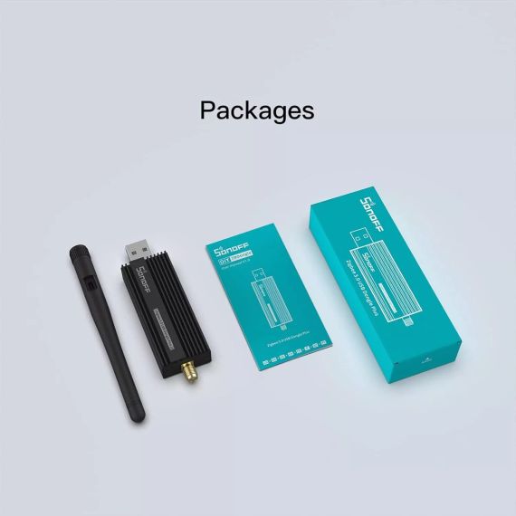 USB коорданатор шлюз SONOFF Zigbee ZB Dongle-E Plus EFR32MG21 Home Assistant Zigbee2MQTT ZHA | Зображення 3
